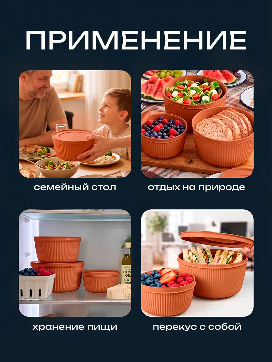 Набор контейнеров для еды
